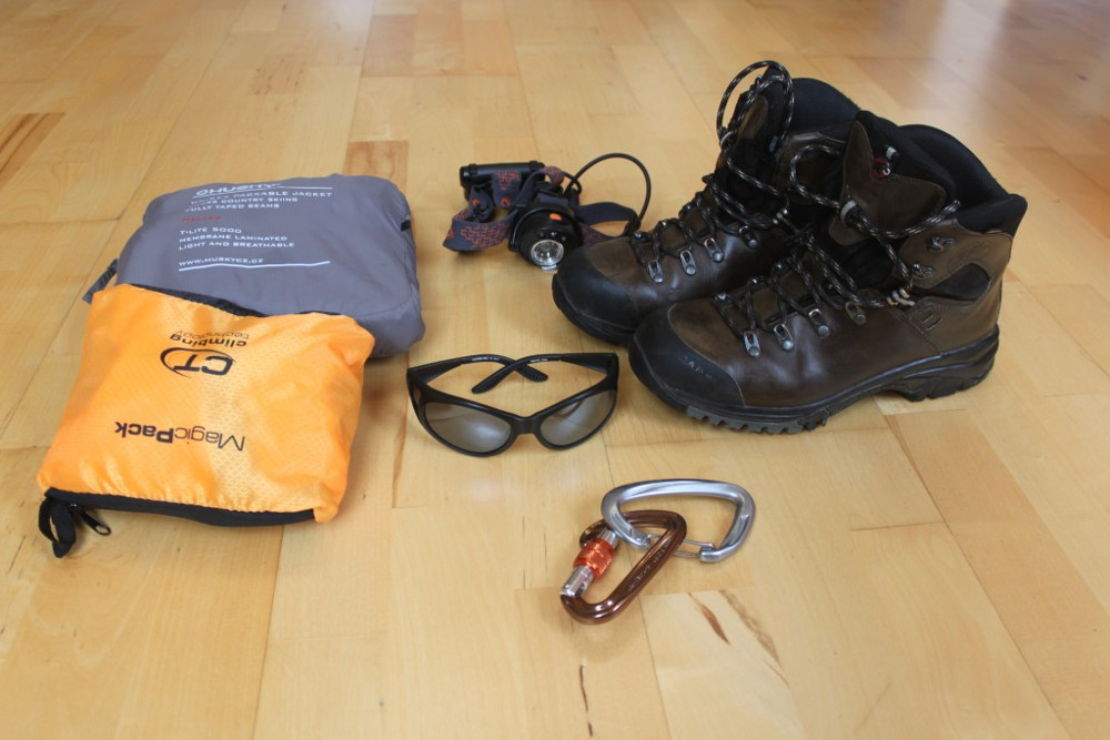 Vybavení na horskou turistiku