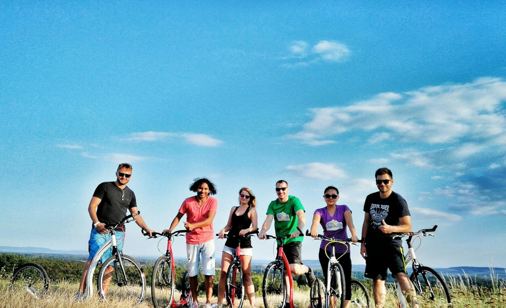 výprava na koloběžkách