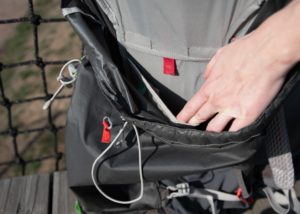 Vaude Zerum 38 - kapsa na hydrovak - detail
