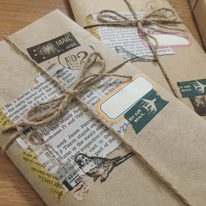 Balení dárků do novin