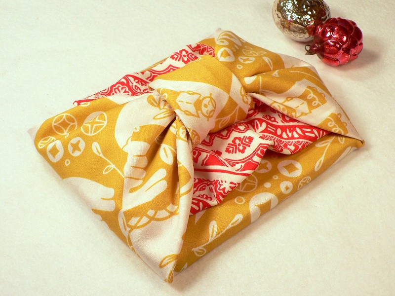 Balení dárků do látky