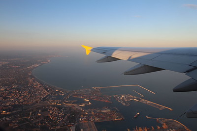 Výhled z letadla a levné letenky.