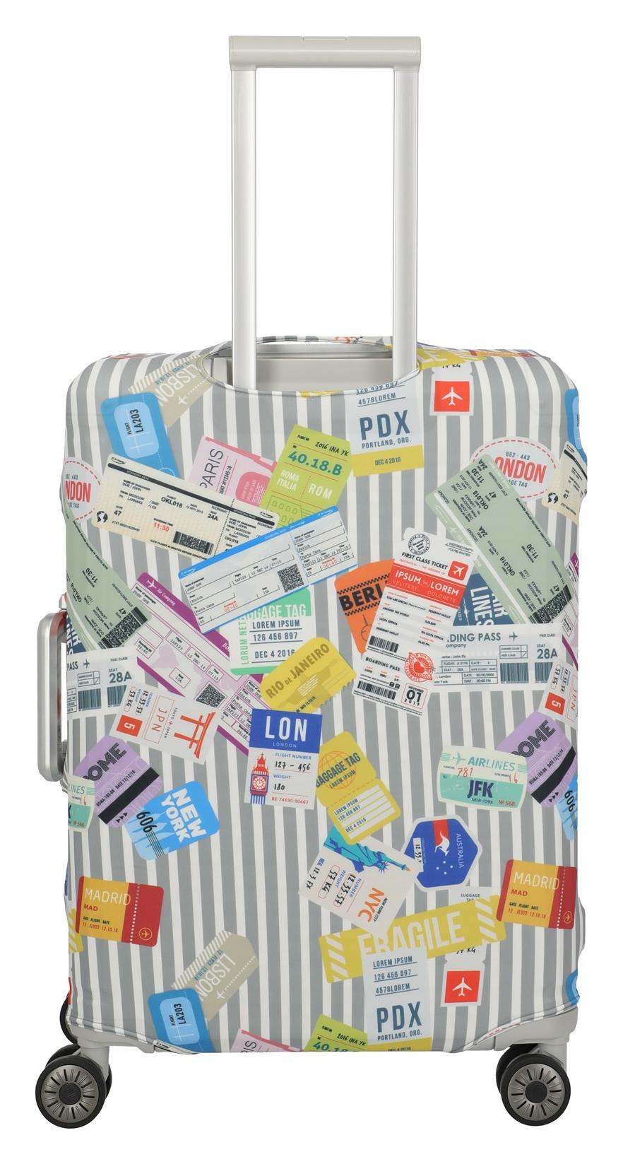 Travelite Luggage Cover M Tickets - Image 4