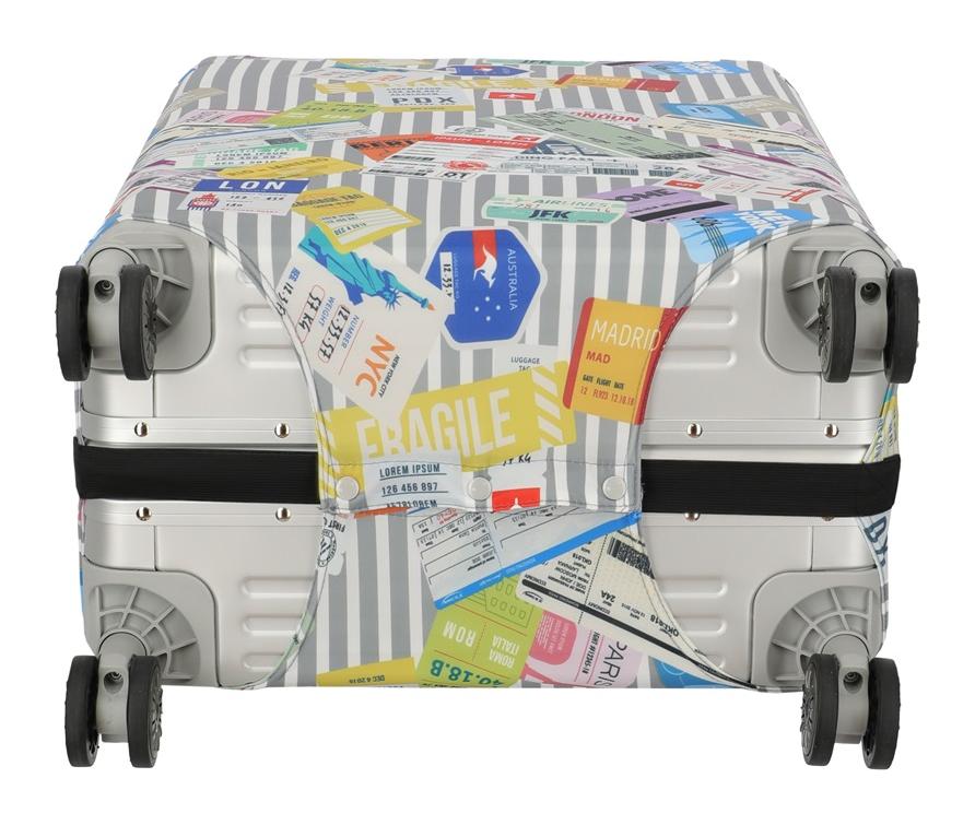 Travelite Luggage Cover M Tickets - Image 6