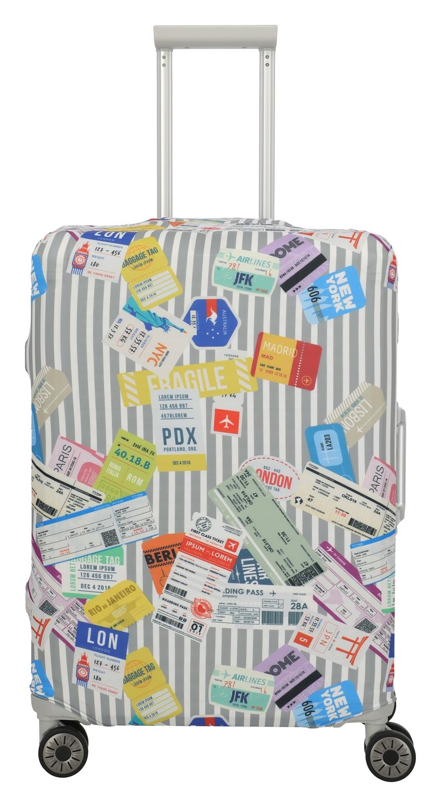 Travelite Luggage Cover M Tickets - Image 2