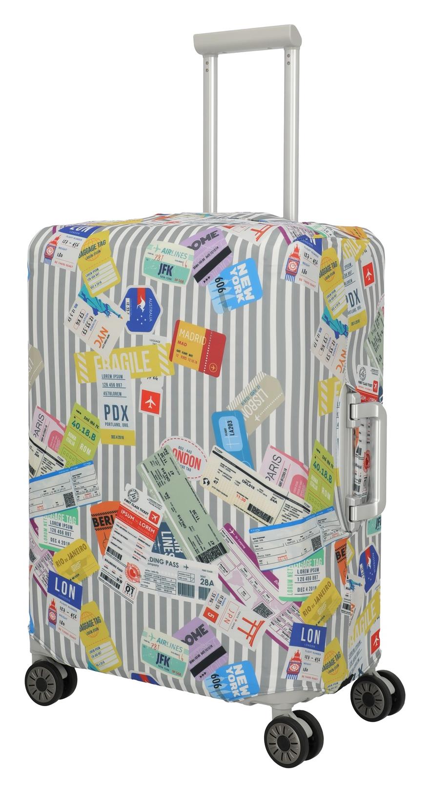 Travelite Luggage Cover M Tickets - Image 3