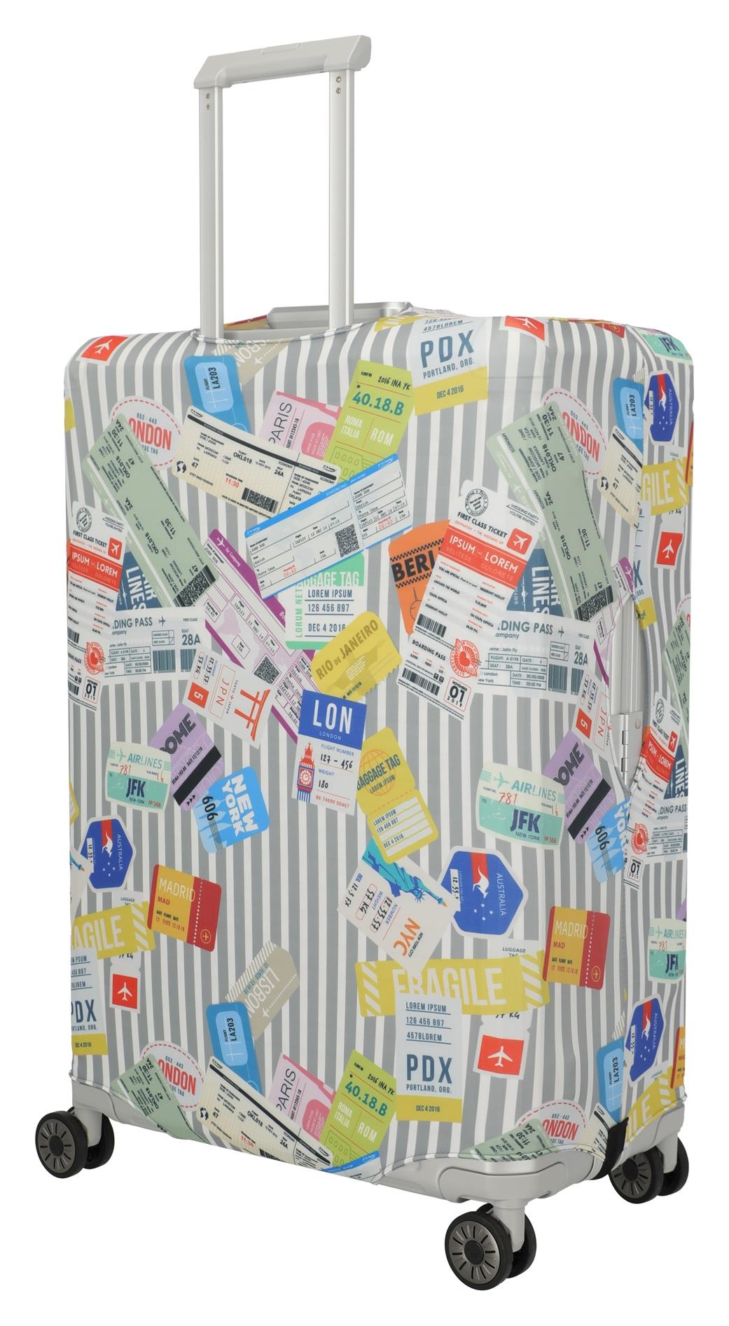 Travelite Luggage Cover L Tickets - Image 5