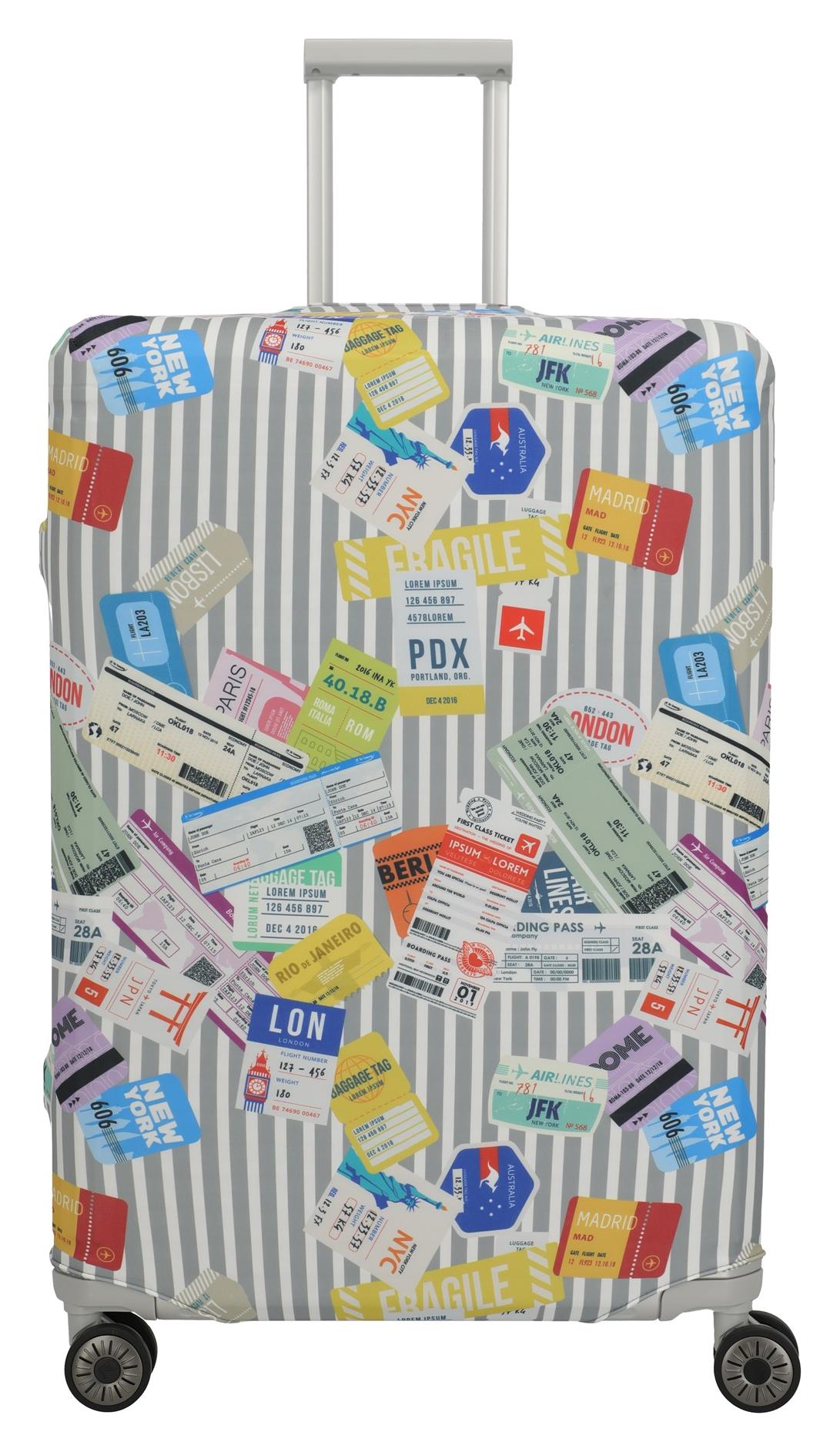 Travelite Luggage Cover L Tickets - Image 2