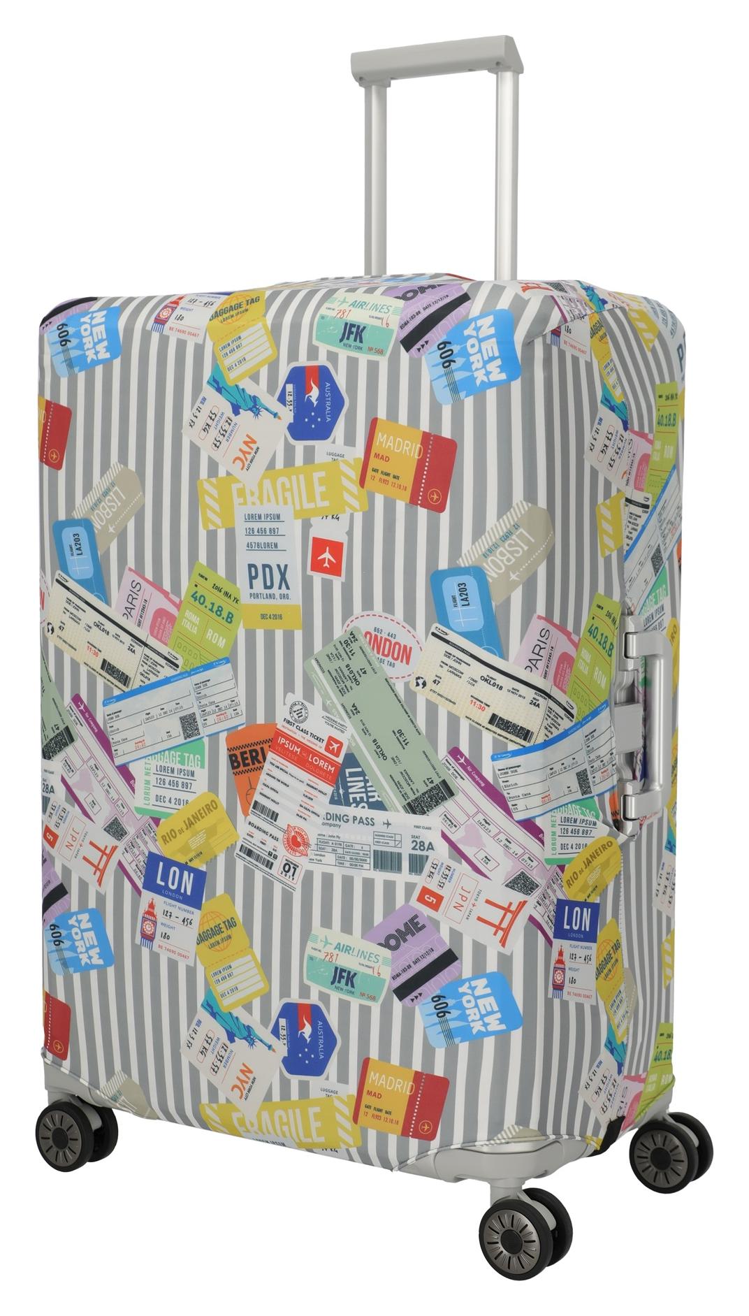 Travelite Luggage Cover L Tickets - Image 3