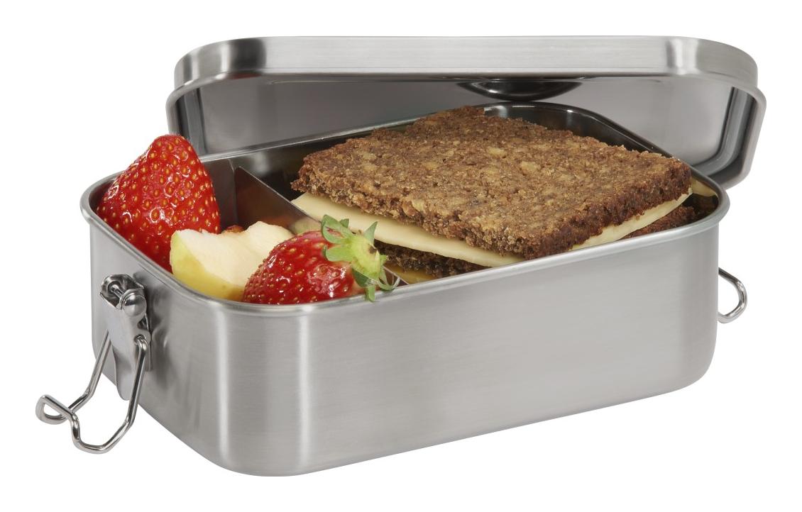 Hama Stainless Steel Lunch Box Purple/Pink - Image 2