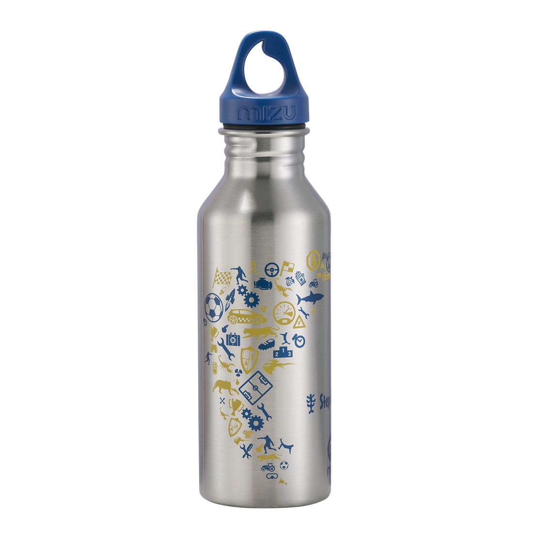 E-shop Hama Stainless Steel Bottle 0,5 l Blue/Yellow