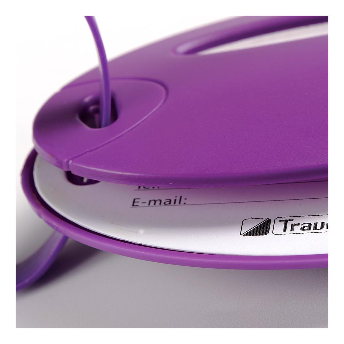 Travel Blue 2x Neon Name Tag Neon Purple - Image 3