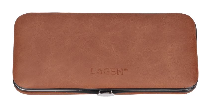 Sada na manikúru Lagen Manicure set 70098 Brown