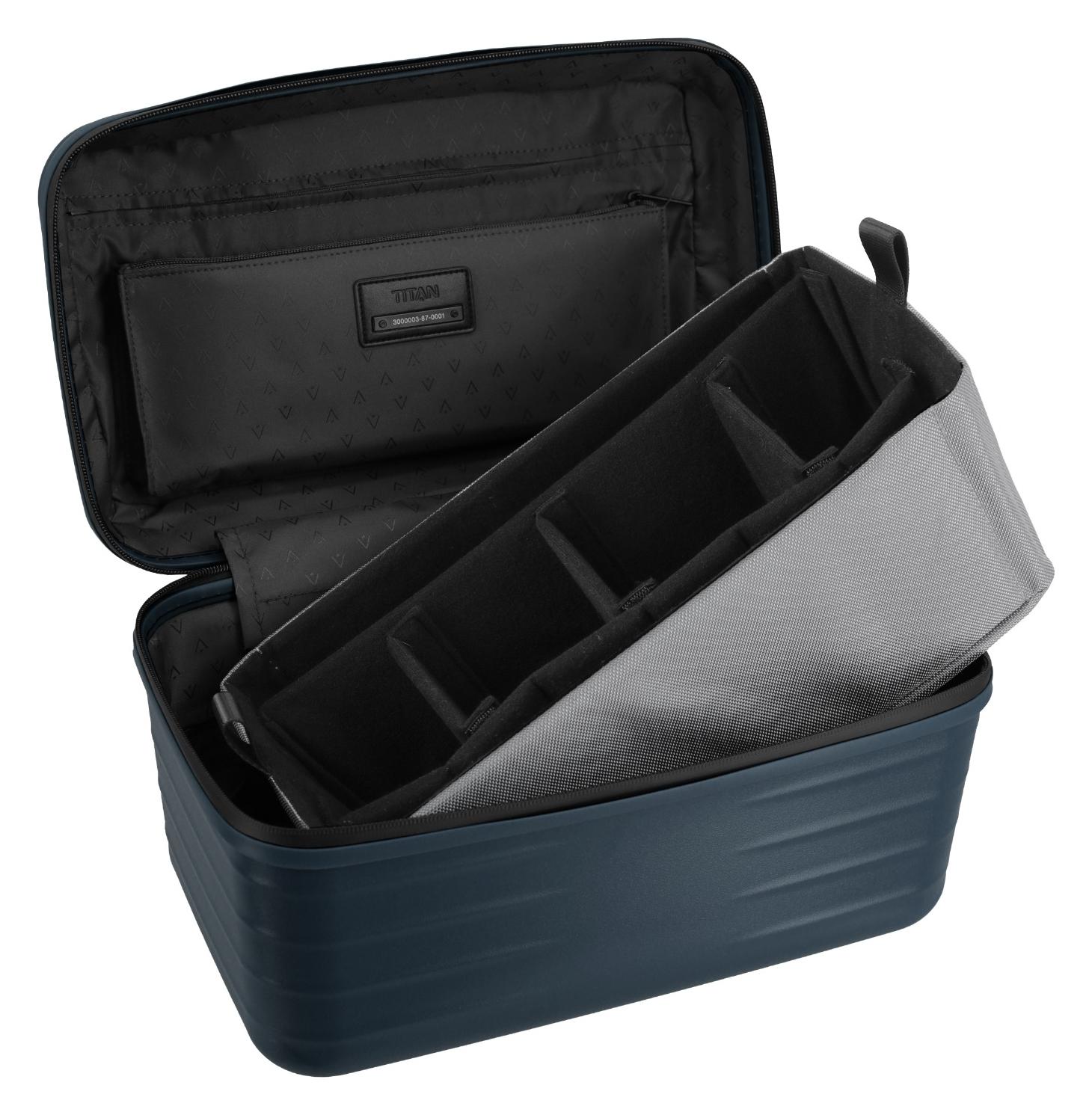 Kufřík na kosmetiku Titan Upgrade Beautycase Midnight blue - Obrázek 6