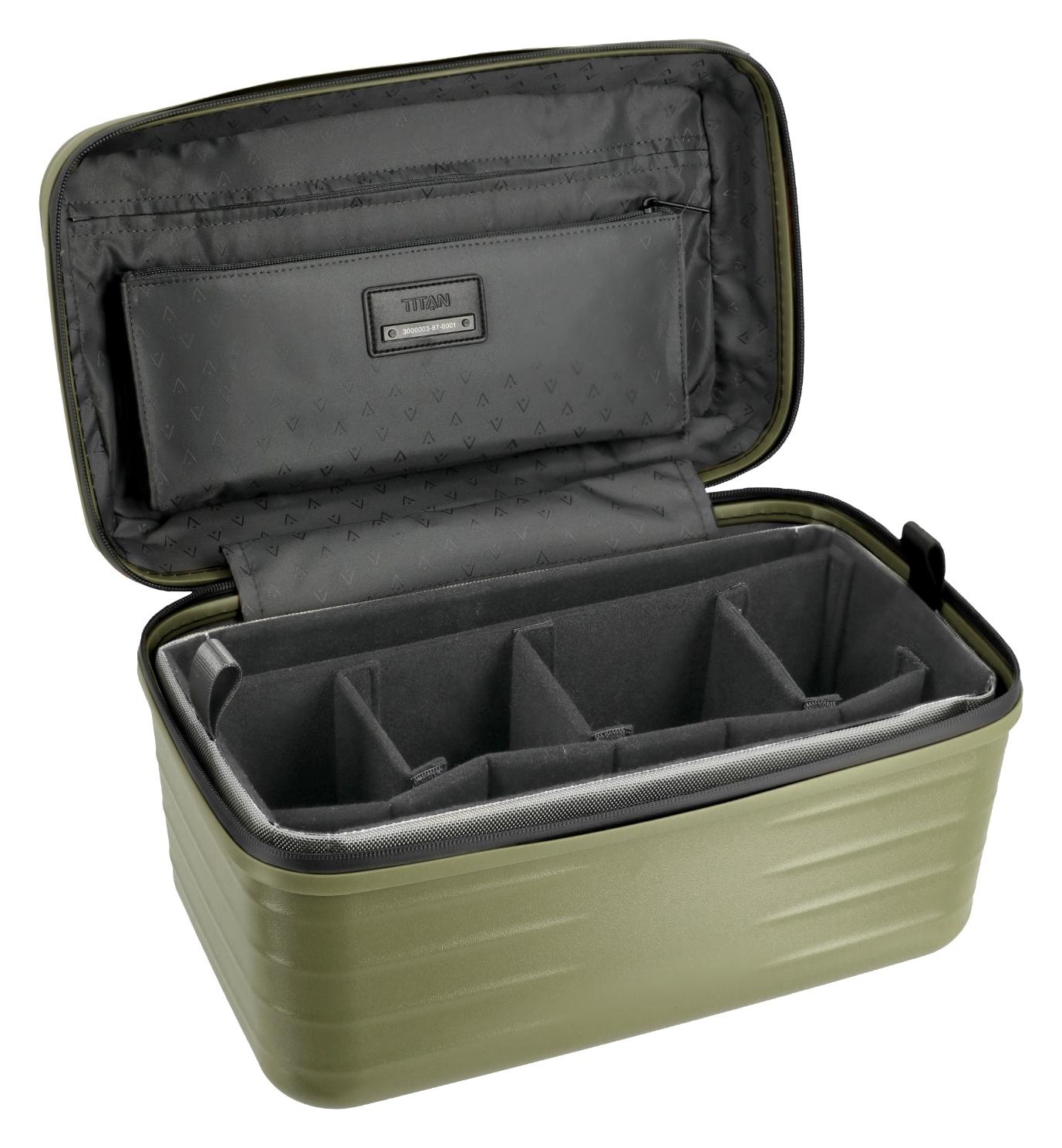 Kufřík na kosmetiku Titan Upgrade Beautycase Forest green - Obrázek 5