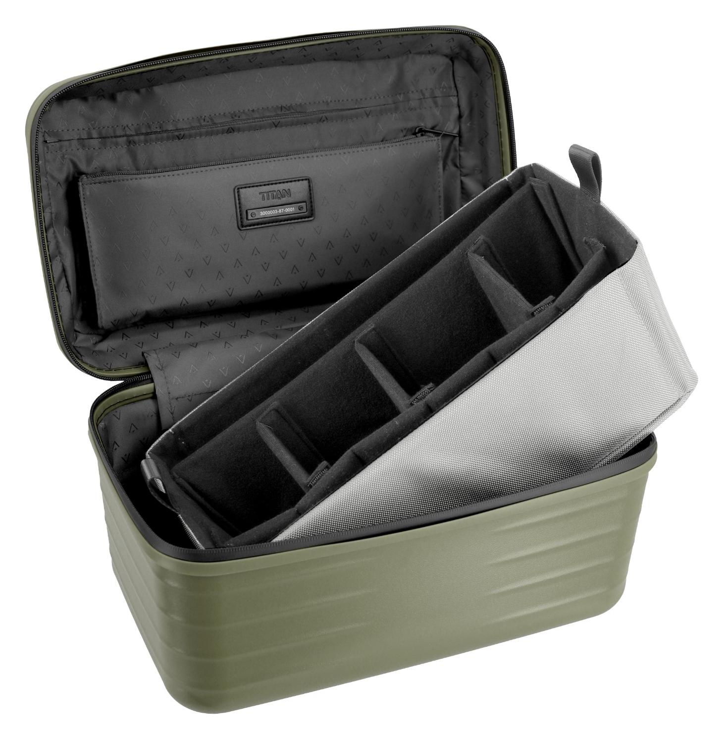 Kufřík na kosmetiku Titan Upgrade Beautycase Forest green - Obrázek 6