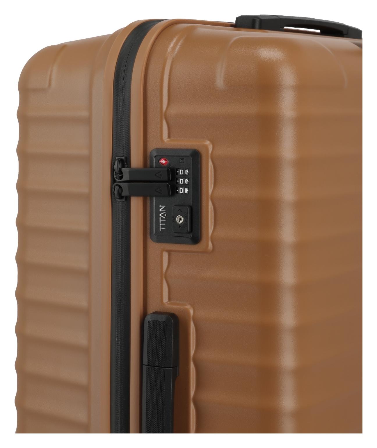 Velký skořepinový kufr Titan Upgrade L Canyon bronze - Obrázek 4
