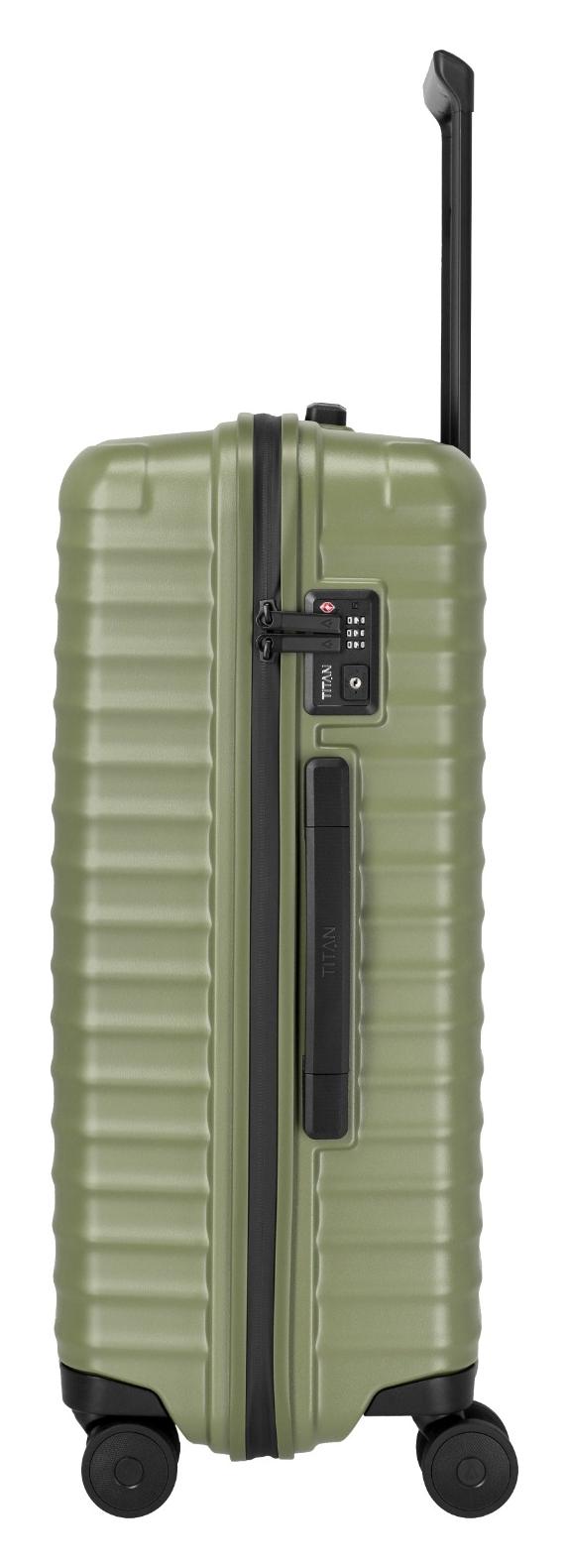 Střední skořepinový kufr Titan Upgrade M plus Forest green (obrázek 3)