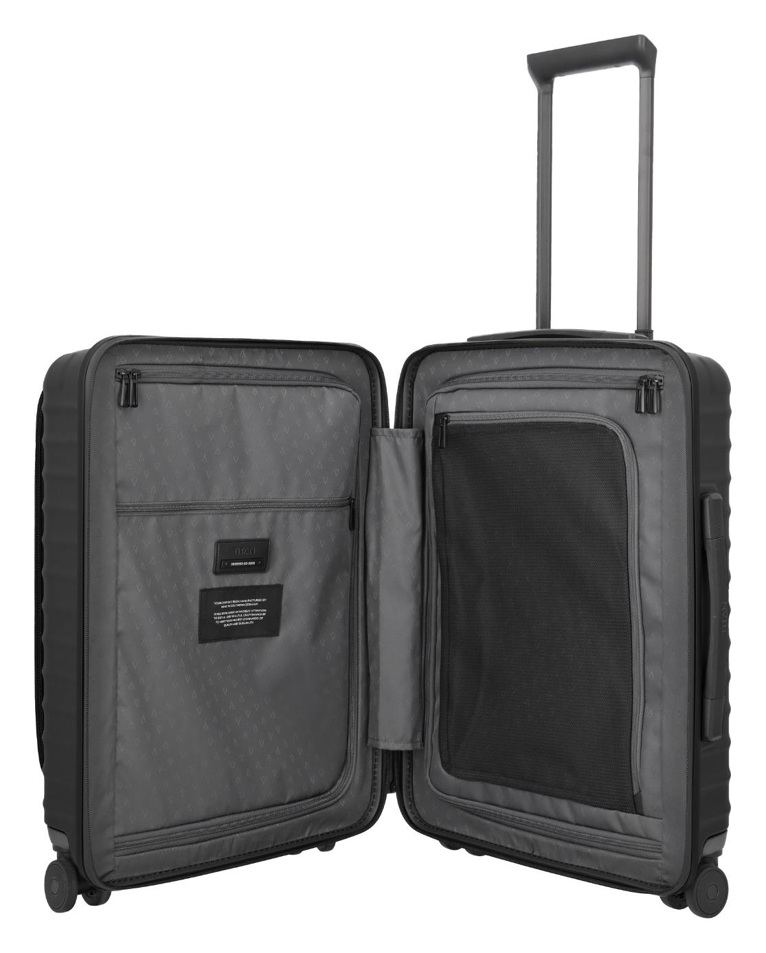 Palubní kufr na notebook Titan Upgrade S23 Front pocket Nightshade black - Obrázek 5