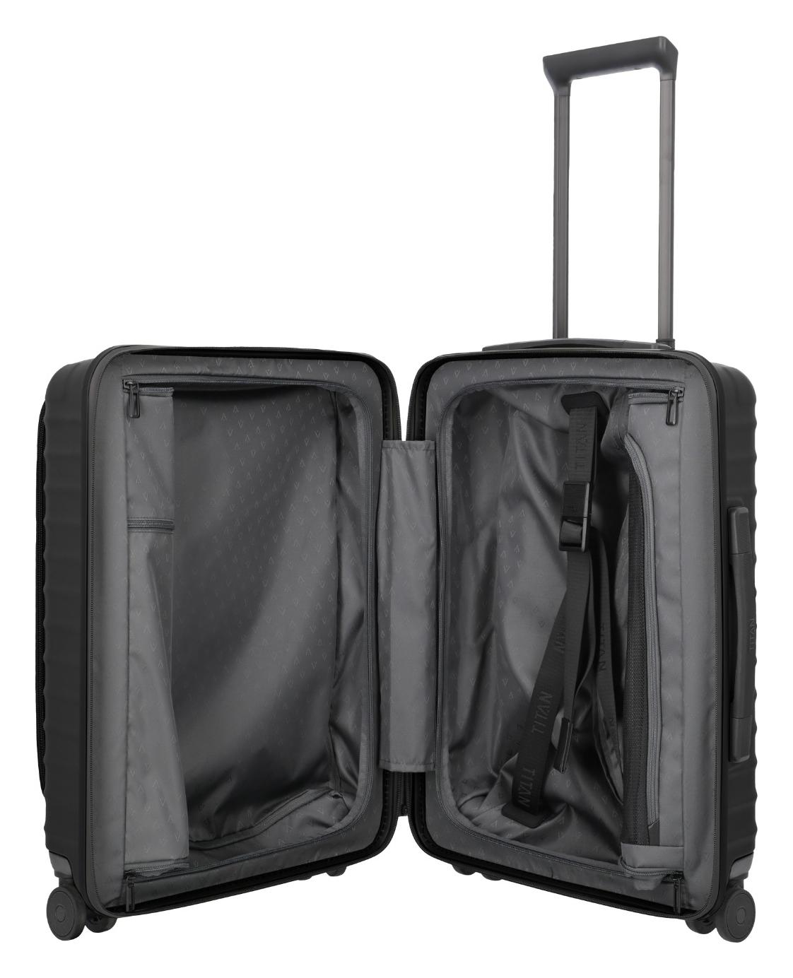 Palubní kufr na notebook Titan Upgrade S23 Front pocket Nightshade black - Obrázek 6