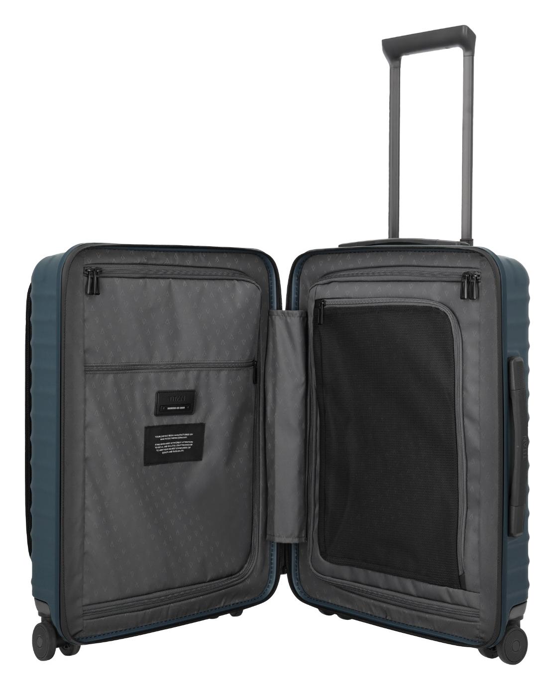 Palubní kufr na notebook Titan Upgrade S23 Front pocket Midnight blue - Obrázek 5