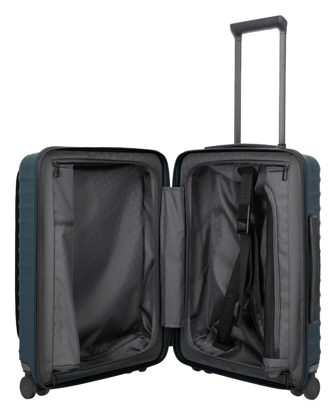 Palubní kufr na notebook Titan Upgrade S23 Front pocket Midnight blue - Obrázek 6