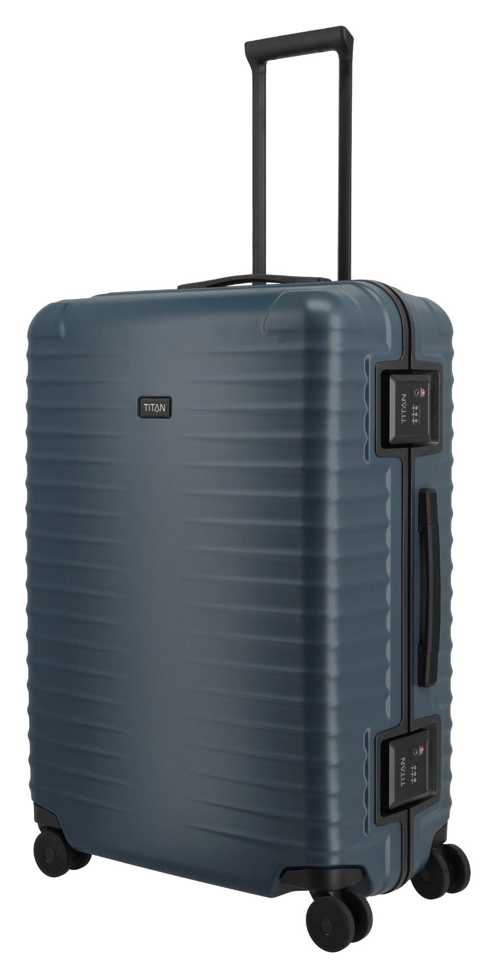 Velký skořepinový kufr Titan Overseas L Midnight blue