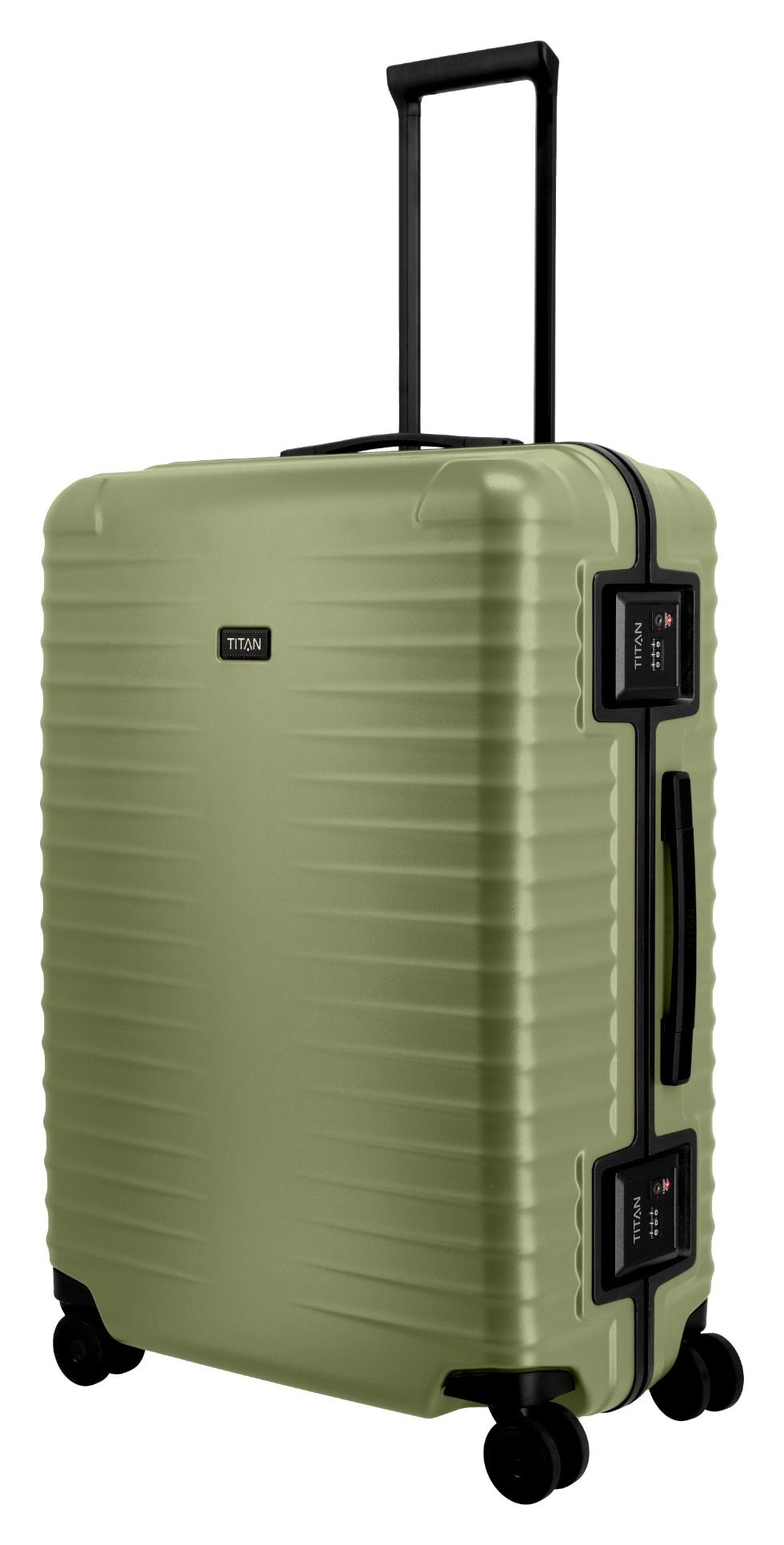 Velký skořepinový kufr Titan Overseas L Forest green