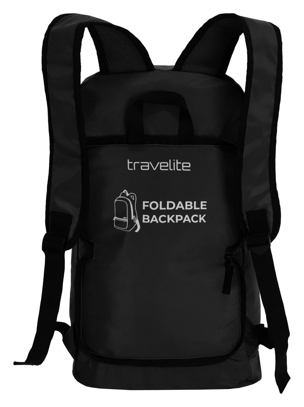 Travelite Foldable Backpack Black - Image 3