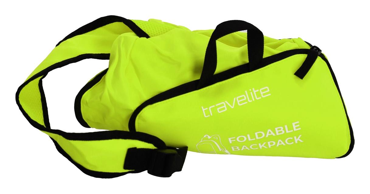 Travelite Foldable Backpack Lemon - Image 4