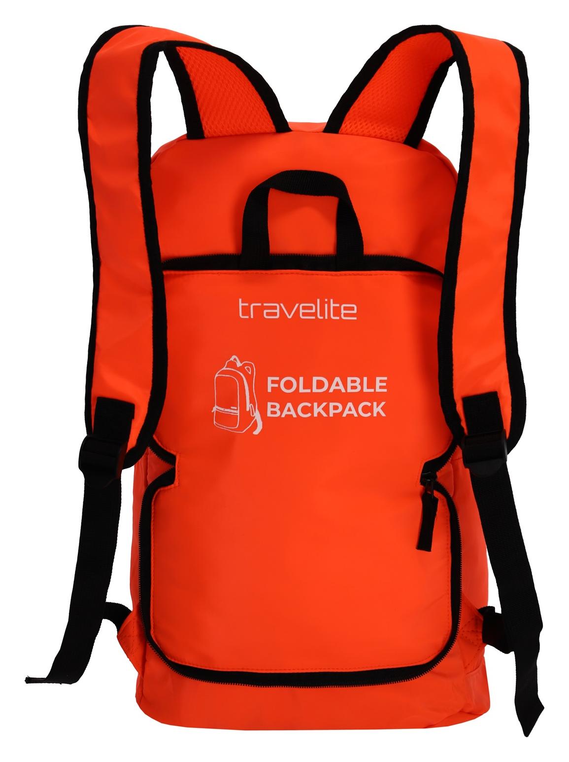 Travelite Foldable Backpack Orange - Image 3