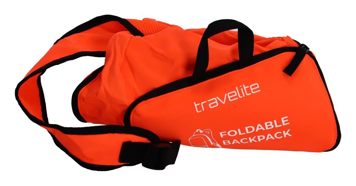 Travelite Foldable Backpack Orange - Image 4