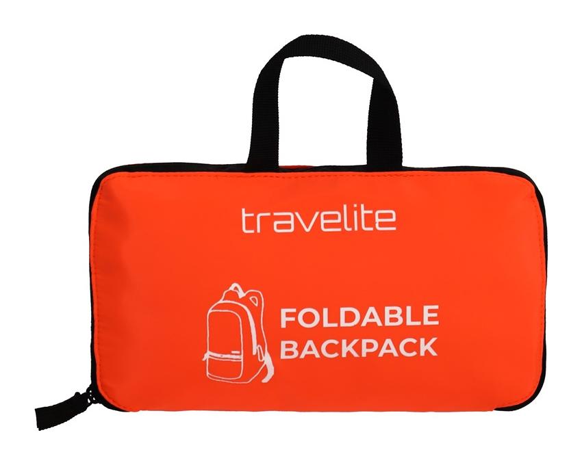 Travelite Foldable Backpack Orange - Image 5
