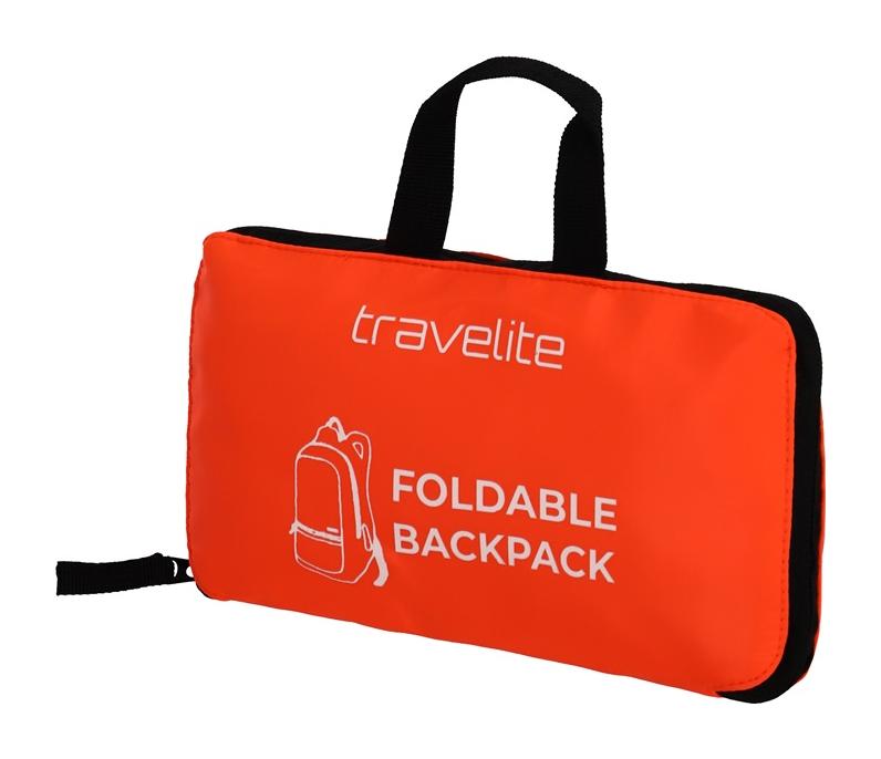 Travelite Foldable Backpack Orange - Image 6