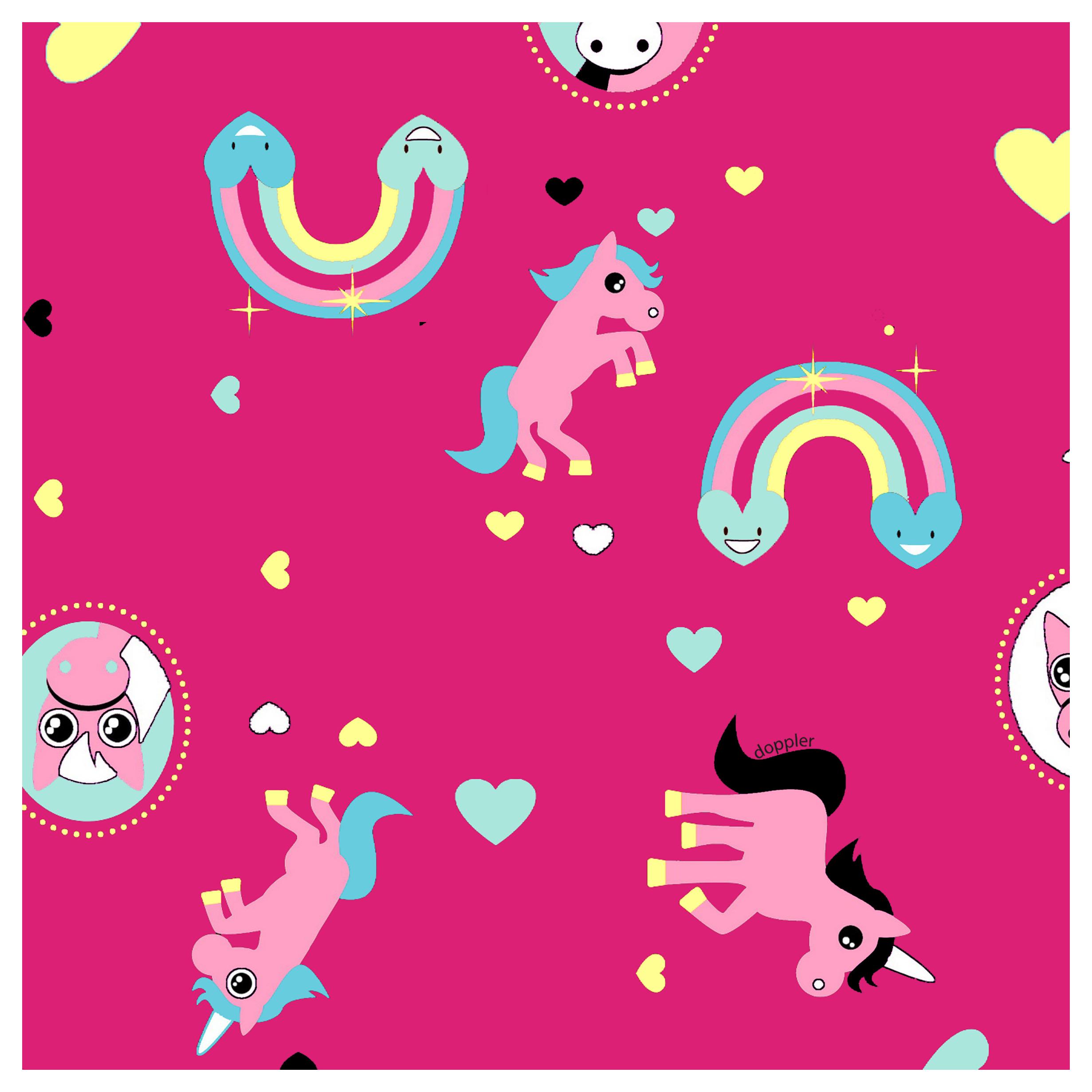 Doppler Kids Maxi Pink Unicorns