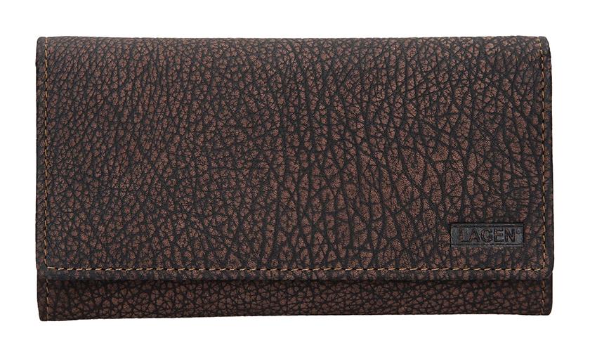 Dámská kožená peněženka Lagen V13/W Brown - Obrázek 4