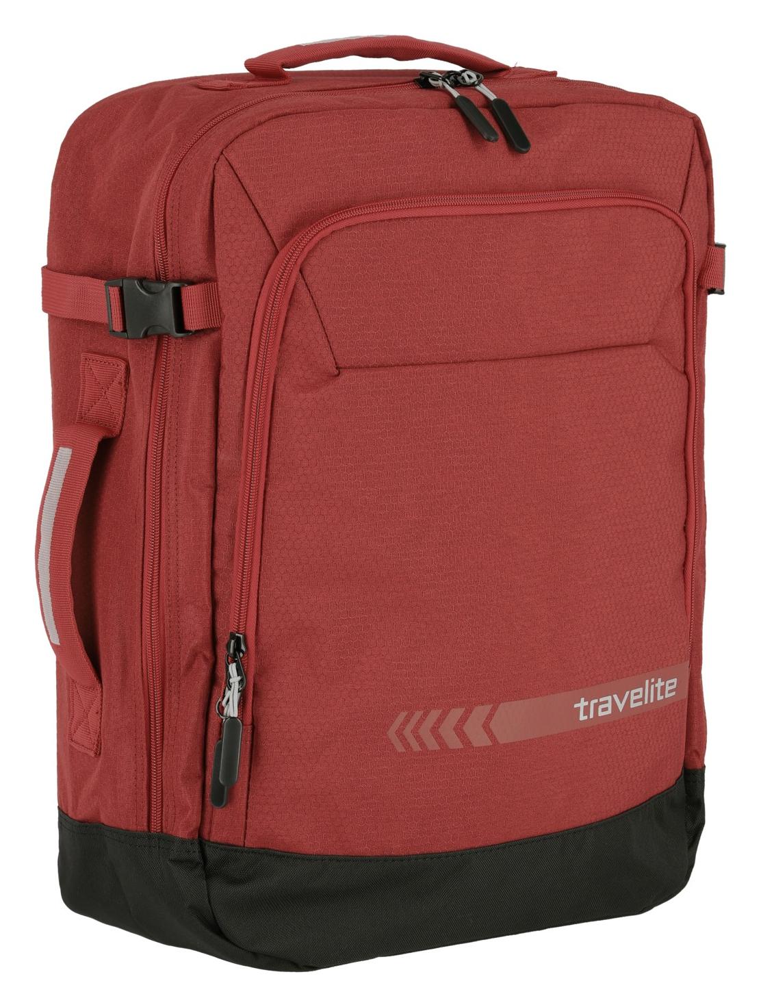 Příruční zavazadlo 55x40x20 Travelite Kick Off Multibag Backpack Red (obrázek 3)