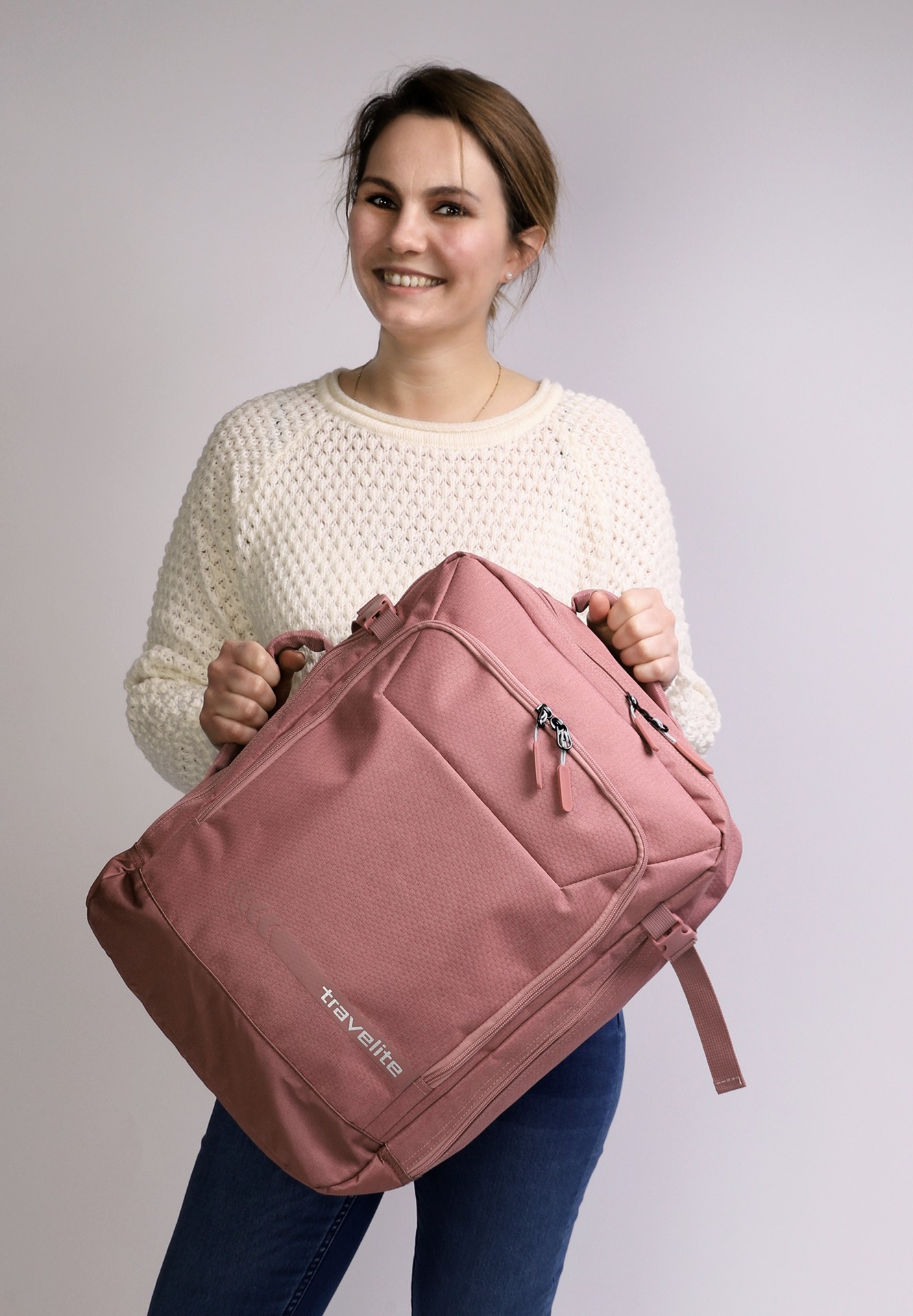 E-shop Travelite Kick Off Multibag Backpack Rosé