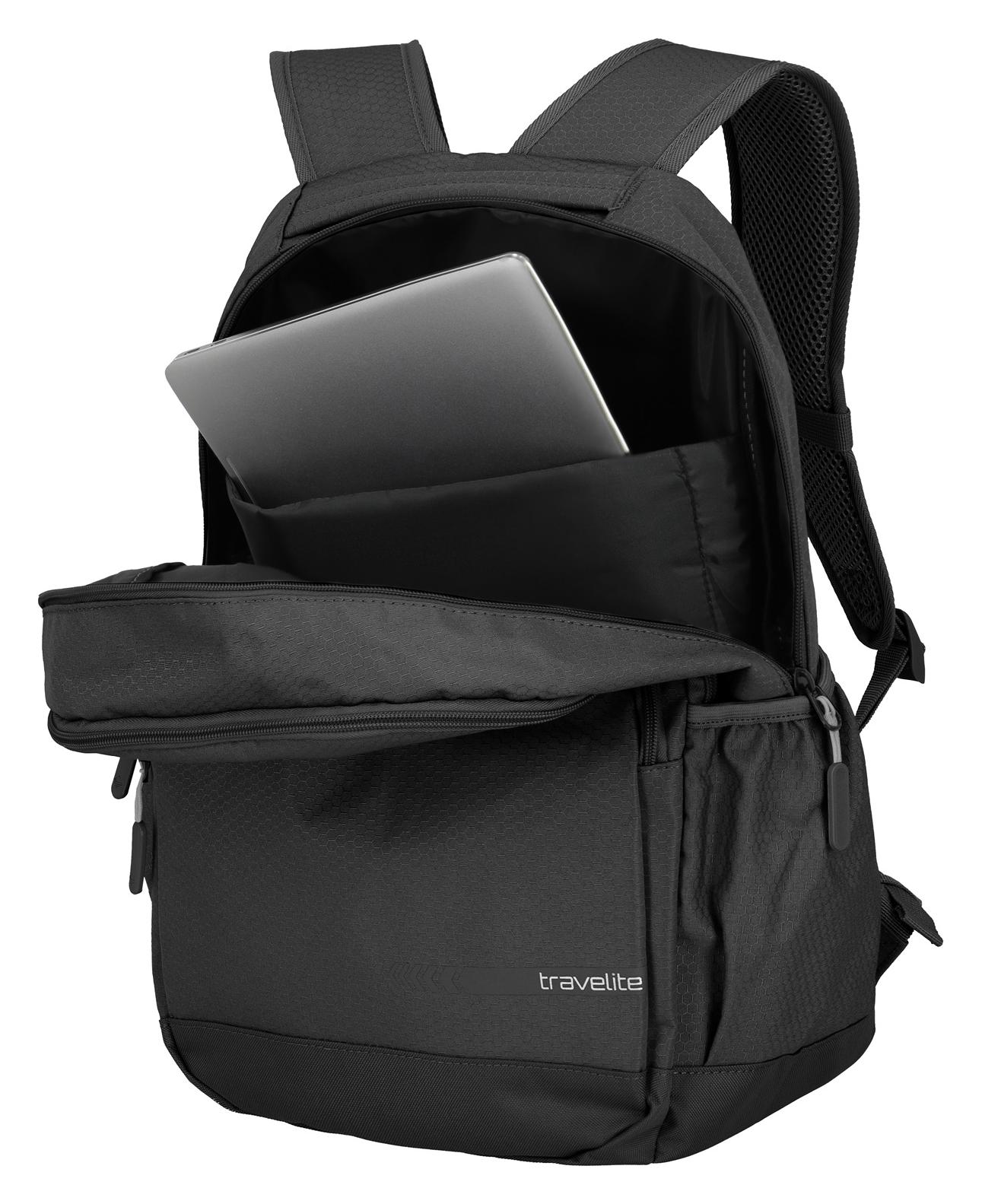 Batoh na notebook Travelite Kick Off Backpack L Black