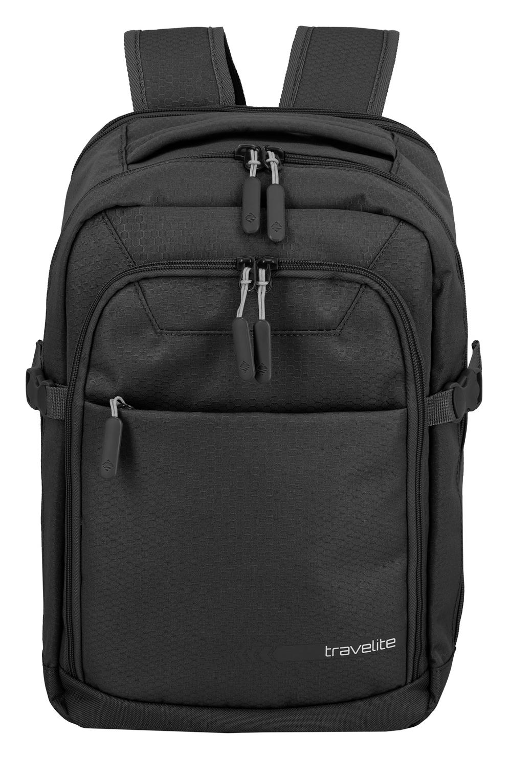 Batoh do letadla 40x20x25 Travelite Kick Off Cabin Backpack Black