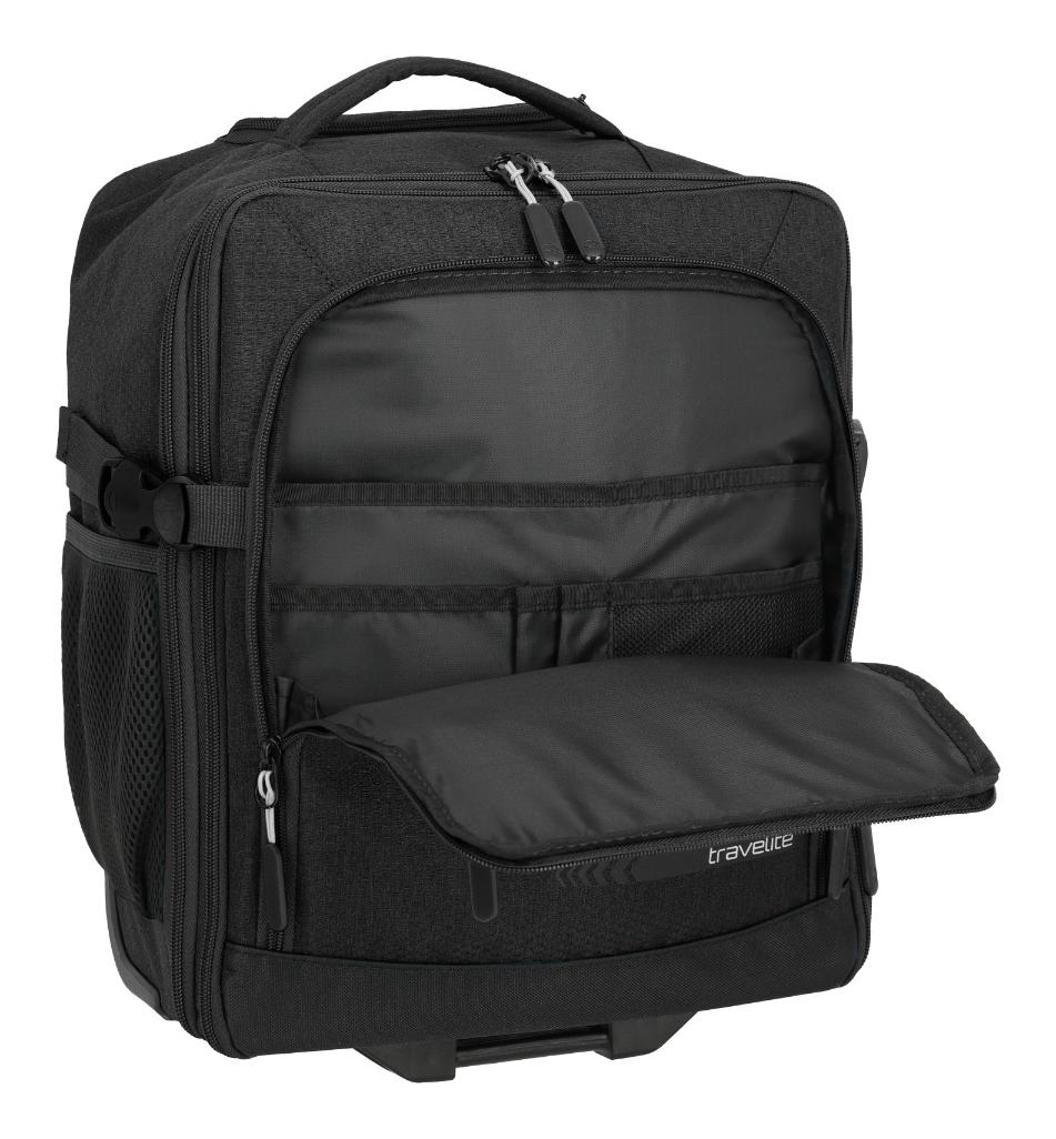 Cestovní batoh na kolečkách Travelite Kick Off Trolley Backpack Black