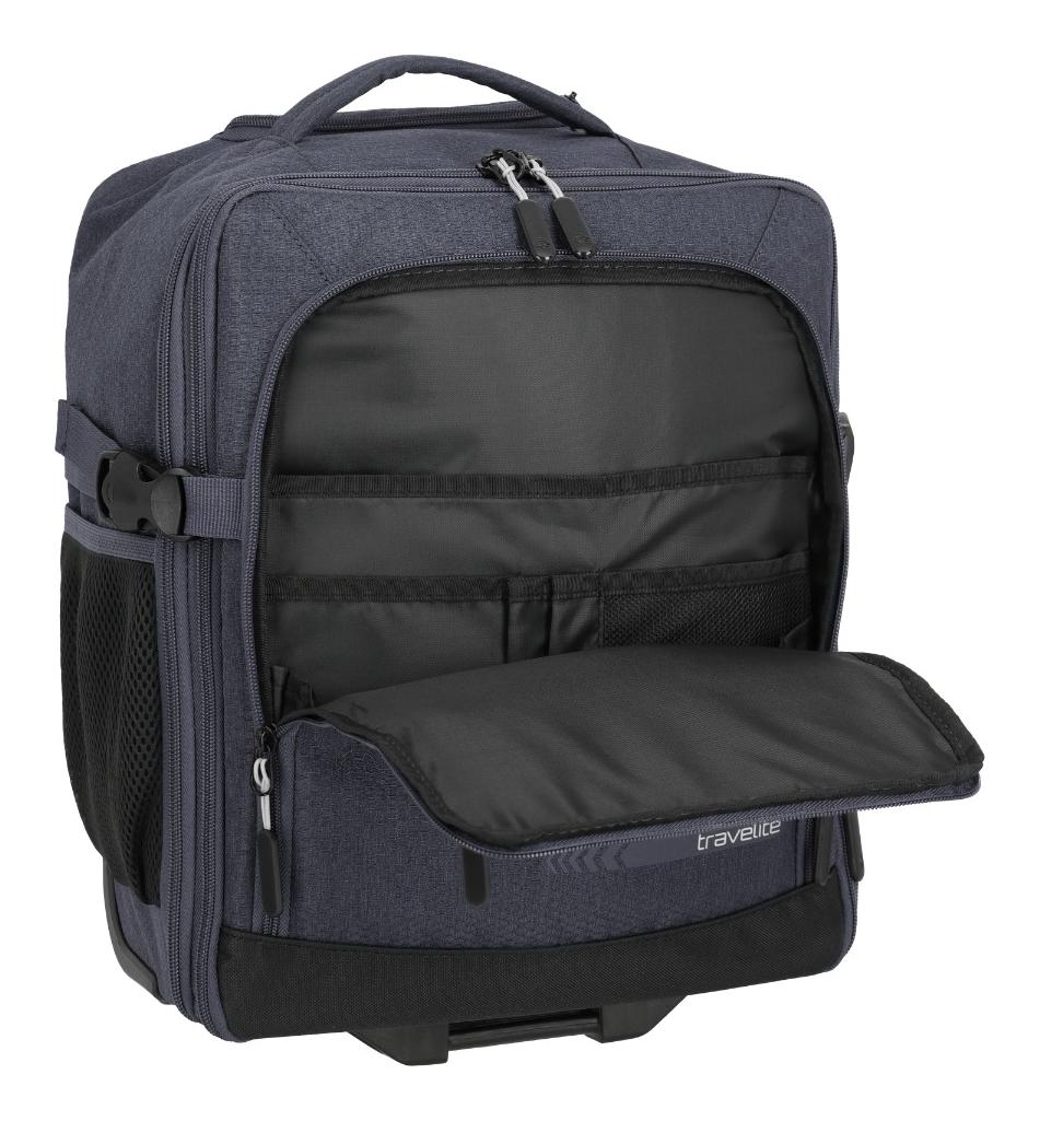 Cestovní batoh na kolečkách Travelite Kick Off Trolley Backpack D’Anthracite