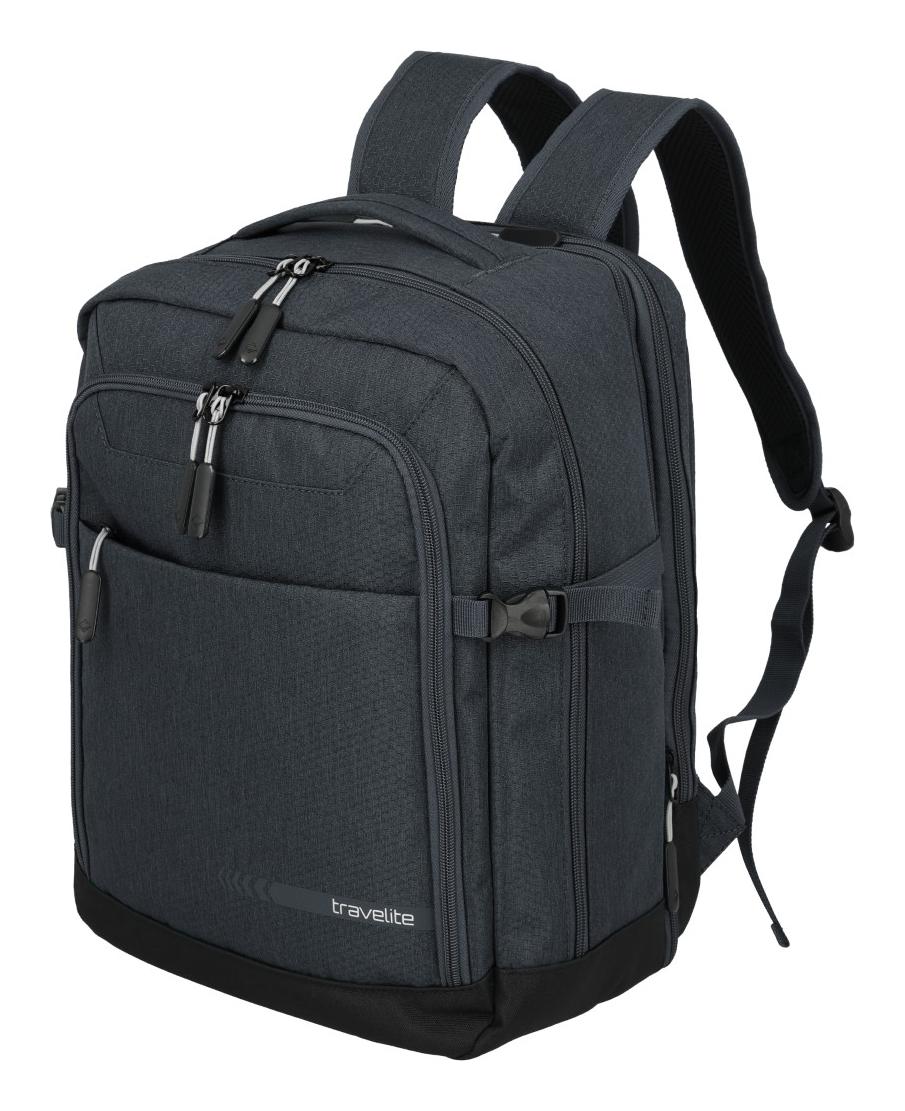 Batoh do letadla 40x30x20 Travelite Kick Off Backpack Cabin new Size Anthracite