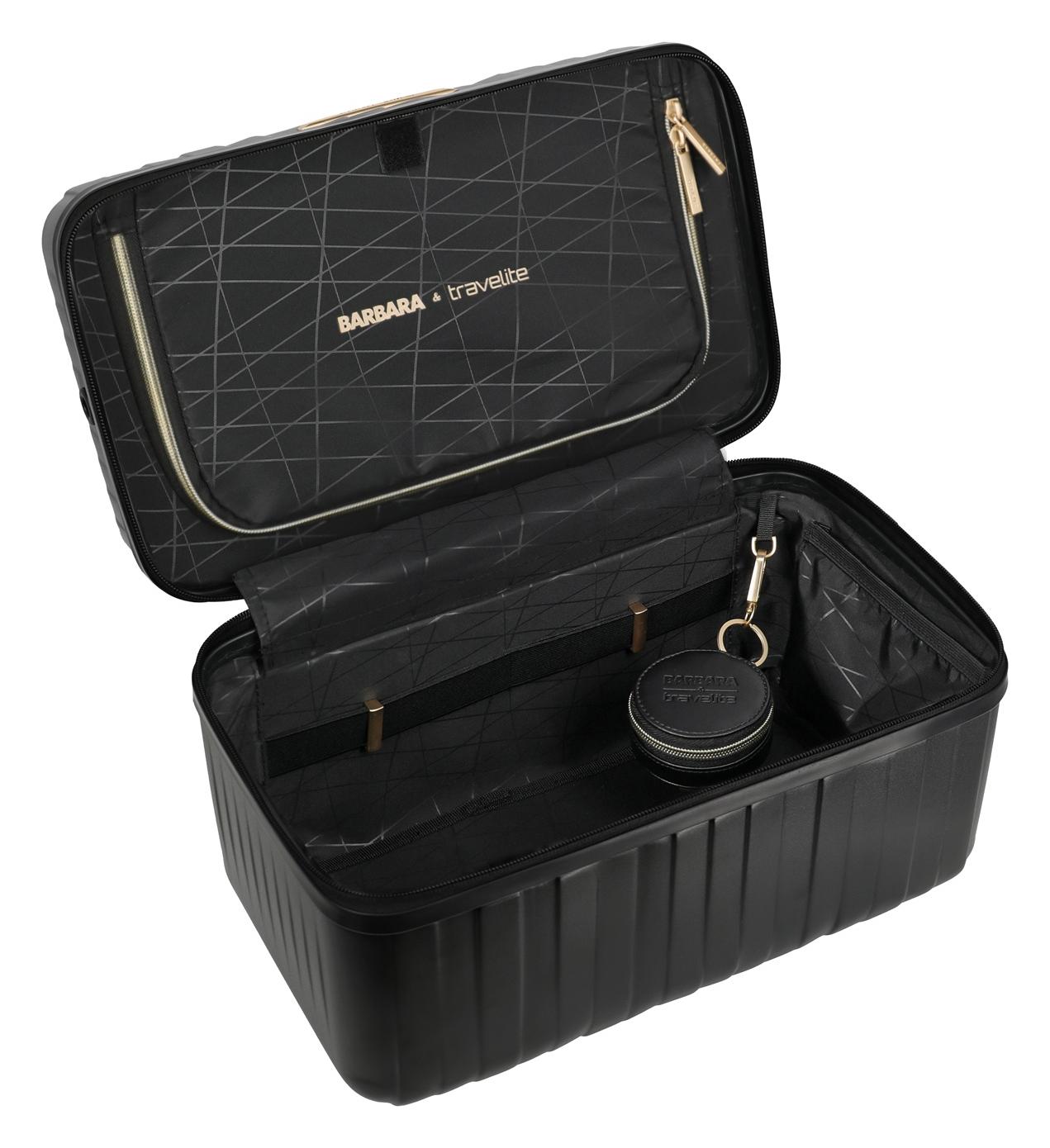 Kufřík na kosmetiku Travelite BARBARA Novelty Beauty Case Black (obrázek 6)
