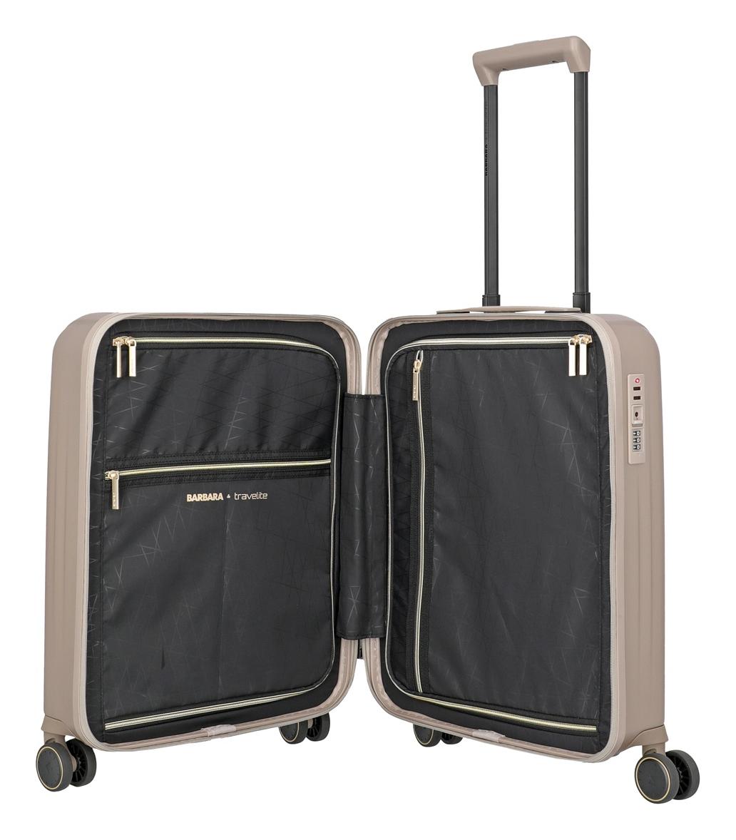 Kabinový kufr 55x40x20 Travelite BARBARA Novelty S Satin Nude - Obrázek 6