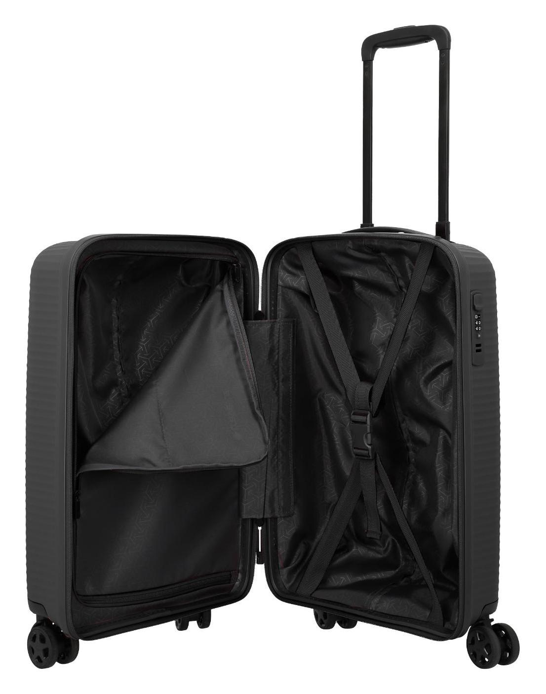 Palubní kufr Travelite Air Stripe S Slim Black (obrázek 6)