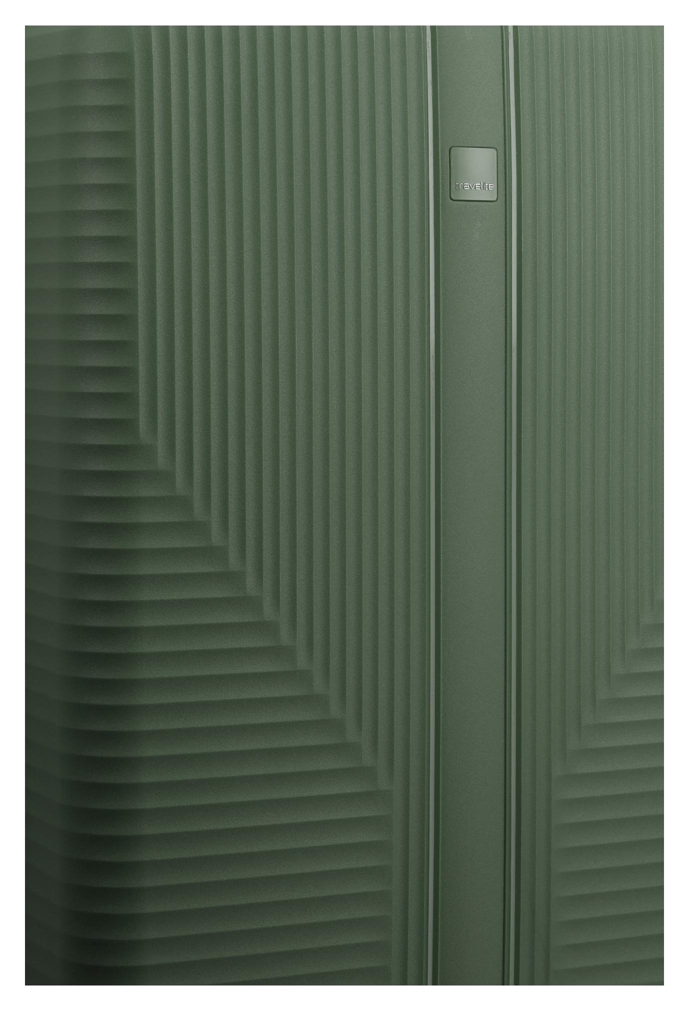 Palubní kufr Travelite Air Stripe S Slim Green