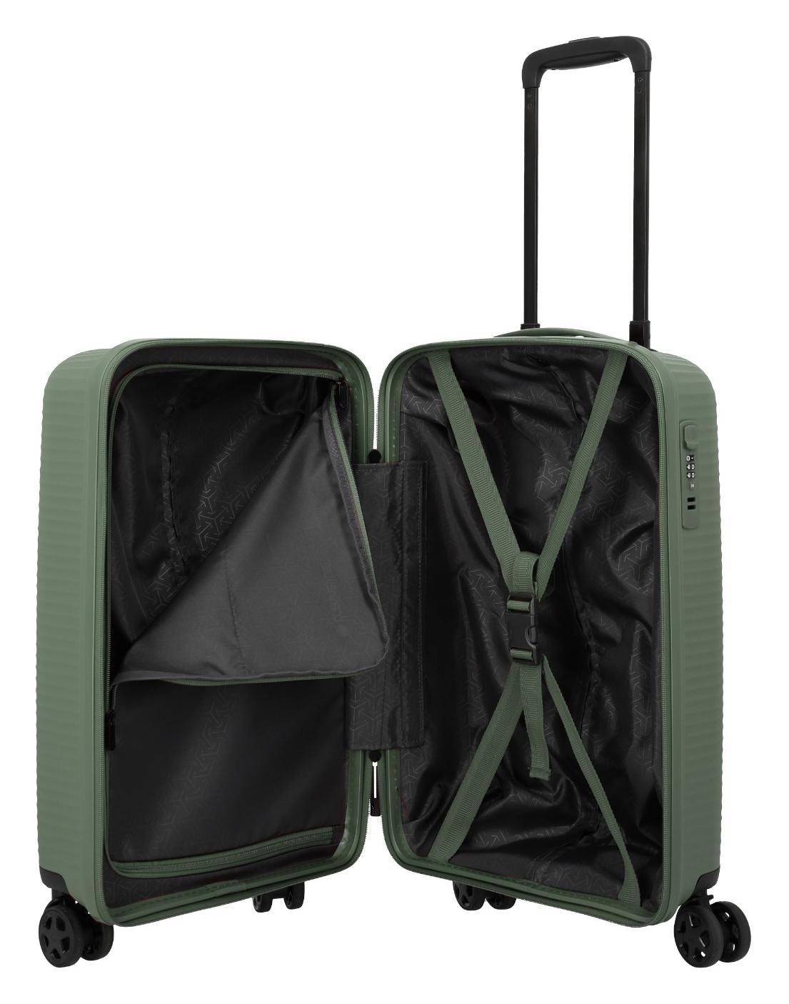 Sada cestovních kufrů Travelite Air Stripe S,M,L Slim Green (obrázek 5)