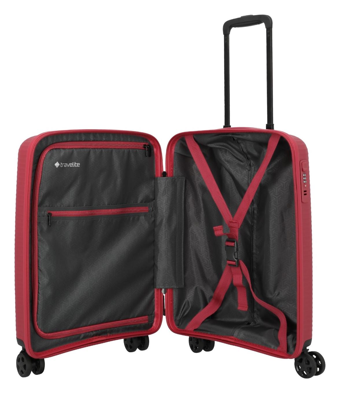 Palubní kufr Travelite Air Stripe S Red (obrázek 6)