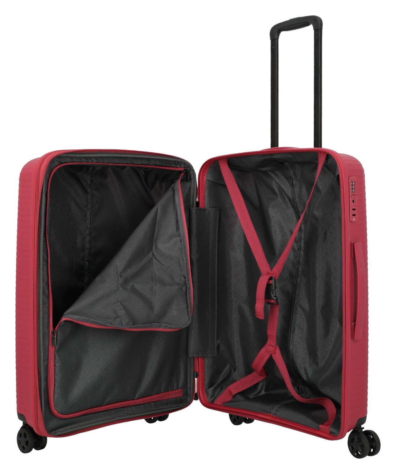 Střední cestovní kufr na kolečkách Travelite Air Stripe M Red (obrázek 3)